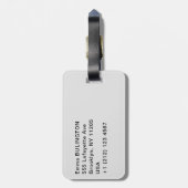 ポールシニャック – ラロシェルハーバーの入口 ラゲッジタグ (裏面縦)