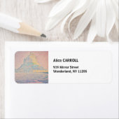 ポールシニャック – 山サンミシェル霧と太陽 ラベル (インサイチュ)