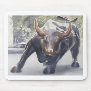 ポールジャクソン著ウォールストリートBull マウスパッド