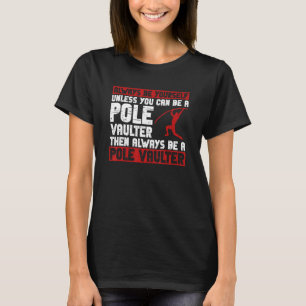 ポールジャンパー及びポールボールトジャンプ Tシャツ