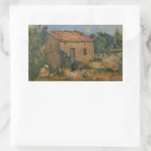 ポールセザンヌアボレイドハウス 長方形シール (バッグ)