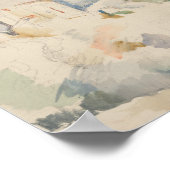 ポールセザンヌシャトーノワールとモンサントビクトワール ポスター (角)