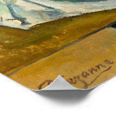 ポールセザンヌフランスののリンゴの静物籠 ポスター (角)