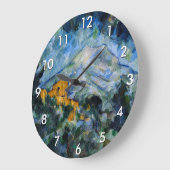 ポールセザンヌモンサンヴィクトワール&シャトーノワール ラージ壁時計 (傾斜)