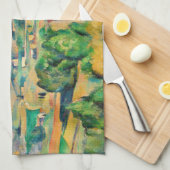 ポールセザンヌモントサントビクトワール キッチンタオル (四つ折り)