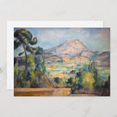 ポールセザンヌモントサントビクトワール サンキューカード (正面/裏面)