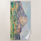ポールセザンヌモントサントビクトワール ビーチタオル (正面)