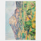 ポールセザンヌモントサントビクトワール フリースブランケット (正面)