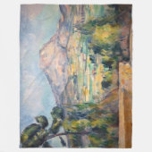 ポールセザンヌモントサントビクトワール フリースブランケット (正面)