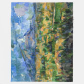 ポールセザンヌモントサントビクトワール フリースブランケット (正面)