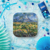 ポールセザンヌモントサントビクトワール ペーパープレート (パーティー)