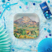 ポールセザンヌモントサントビクトワール ペーパープレート (パーティー)