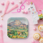 ポールセザンヌモントサントビクトワール ペーパープレート (パーティー)