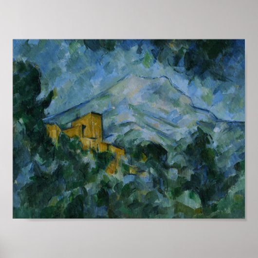 ポールセザンヌモントサントビクトワール ポスター (正面)