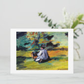 ポールセザンヌ仕事の印象派の芸術のペインター 案内状 (スタンド正面)