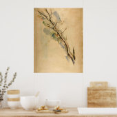 ポールセザンヌ勉強の木 ポスター (キッチン)