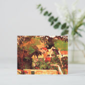 ポールセザンヌ絵画ズ、オーヴェースの風景 ポストカード (スタンド正面)