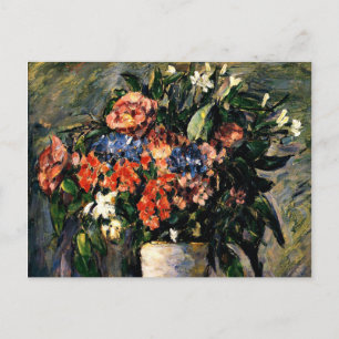 ポールセザンヌ絵画ズ、花のポット, 1876 ポストカード