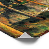 ポールセザンヌ自然絵画&引用文ポスター ポスター (角)