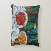 ポールセザンヌ-さくらんぼとピーチとの静物生活 アクセントクッション (裏面(縦))
