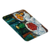 ポールセザンヌ-さくらんぼとピーチとの静物生活 マグネット (右側)