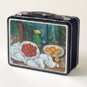 ポールセザンヌ-さくらんぼとピーチとの静物生活 メタルランチボックス (裏面)