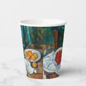 ポールセザンヌ-さくらんぼとピーチとの静物生活 紙コップ (左)