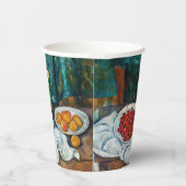 ポールセザンヌ-さくらんぼとピーチとの静物生活 紙コップ (右)