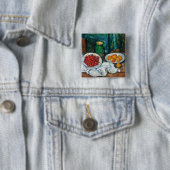 ポールセザンヌ-さくらんぼとピーチとの静物生活 缶バッジ (インサイチュ)