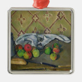 ポールセザンヌ|のフルーツ、Servietteおよびミルク水差し、c.18 メタルオーナメント (正面)