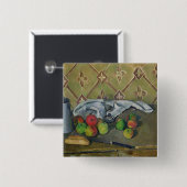 ポールセザンヌ|のフルーツ、Servietteおよびミルク水差し、c.18 缶バッジ (正面&裏面)