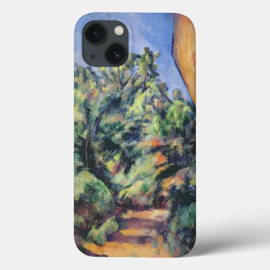 ポールセザンヌ|の赤い石、c.1895 (キャンバスの油) Case-Mate iPhoneケース (裏面)