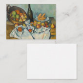 ポールセザンヌ – りんごのバスケット ノートカード (正面/裏面)