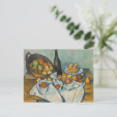 ポールセザンヌ – りんごのバスケット ポストカード (スタンド正面)