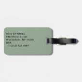 ポールセザンヌ – りんごのバスケット ラゲッジタグ (裏面横)