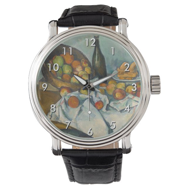 ポールセザンヌ – りんごのバスケット 腕時計 (正面)