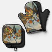 ポールセザンヌ – りんごのバスケット 鍋つかみ&鍋敷きセット (正面/裏面)