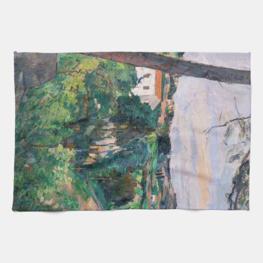 ポールセザンヌ – エスタケの松の木 キッチンタオル (横)
