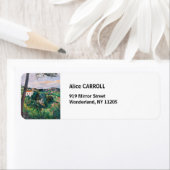 ポールセザンヌ – エスタケの松の木 ラベル (インサイチュ)