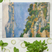 ポールセザンヌ – エスタークから見たマルセイユ湾 キッチンタオル (折り畳み)