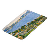 ポールセザンヌ – エスタークから見たマルセイユ湾 マグネット (左側)