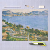 ポールセザンヌ – エスタークから見たマルセイユ湾 薄葉紙 (クラフト)