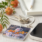 ポールセザンヌ – カーテンを持った静物詩 キーホルダー (正面右)