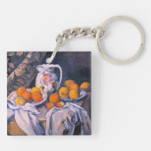 ポールセザンヌ – カーテンを持った静物詩 キーホルダー (裏面)