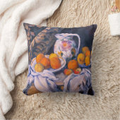 ポールセザンヌ – カーテンを持った静物詩 クッション (ブランケット)