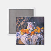 ポールセザンヌ – カーテンを持った静物詩 マグネット (正面/裏面)