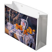 ポールセザンヌ – カーテンを持った静物詩 ラージペーパーバッグ (正面アングル)