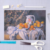 ポールセザンヌ – カーテンを持った静物詩 薄葉紙 (クラフト)