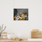 ポールセザンヌ – カーテン、ジュグ、フルーツボウル ポスター (キッチン)