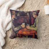 ポールセザンヌ – カードプレイヤーファインアート絵画 クッション (ブランケット)